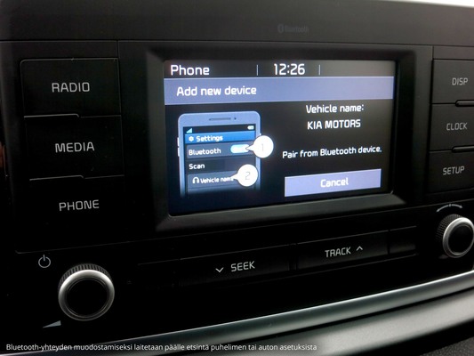 Näin yhdistät puhelimen: Bluetooth, Apple CarPlay, Android Auto